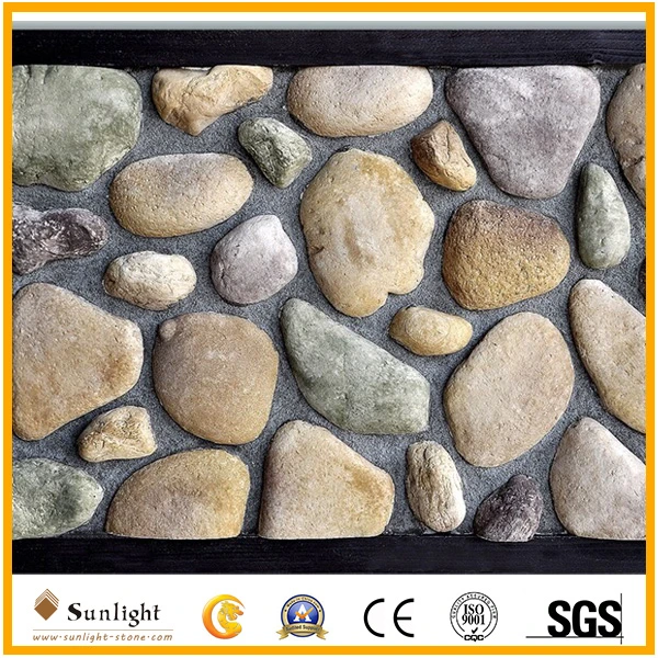 Wholesale Natural Loose Black Pebble Wash Stone for Garden Stone