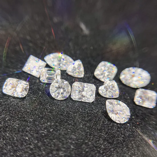 Gra Diamond Excellent Grade Vvs Pierres de Moissanite en vrac dans Fancy Cut Ship Direct